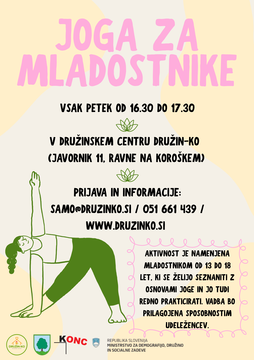 DRUZINKO_joga _za mladostnike
